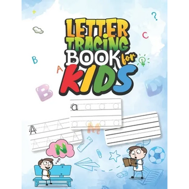 Letter Tracing Book for Kids: Vol - 12. Ages 3-5. Both Uppercase and Lowercase Letters. 8.5x11 inch - 100 Pages. Alphabet Tracing Books for Preschoo