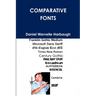 Comparative Fonts