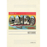 Vintage Lined Notebook Greetings from Cairo, Illinois