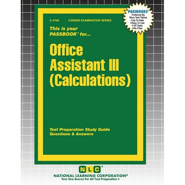 Office Assistant III (Calculations)