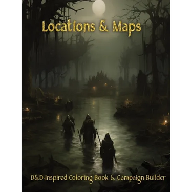 Locations & Maps: Story Seeds on every Coloring Page