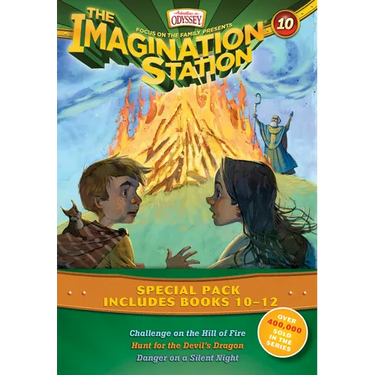 Imagination Station Books 3-Pack: Challenge on the Hill of Fire / Hunt for the Devil's Dragon / Danger on a Silent Night