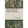 Romano LaVO-Lil - Word Book of the Romany or English Gypsy Language