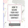 How to Secure Your First Government Contract