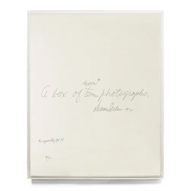 Diane Arbus: A Box of Ten Photographs