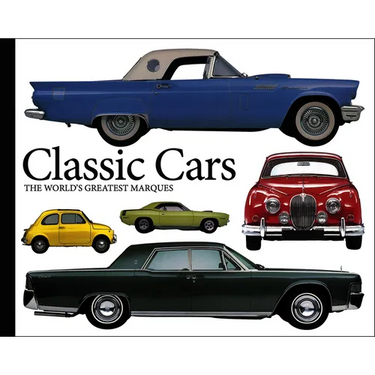 Classic Cars: Highly-Detailed Gatefold Artworks