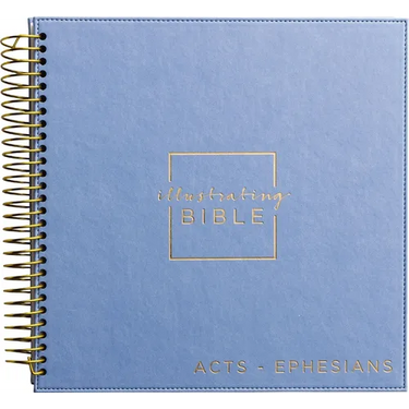 Illustrating Bible Niv: Journal Your Way Through Acts - Ephesians - Spiral Bound Bible Journal