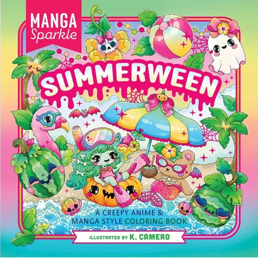 Manga Sparkle: Summerween: A Creepy Anime & Manga Style Coloring Book