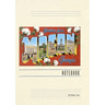 Vintage Lined Notebook Greetings from Macon