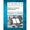Studies in American Jurisprudence.