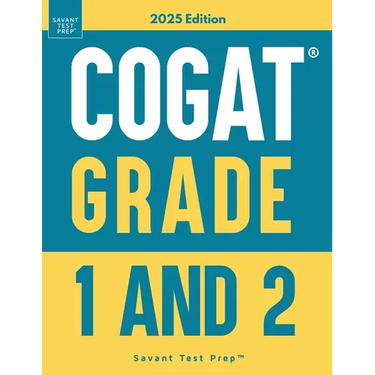 COGAT Grade 1 and 2: Test Prep with Two Practice Tests