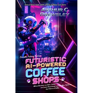 Comedic Future Fiction: A Sci-Fi Al Humor Novel About Al Baristas, Coffee Shop Surveillance, and Humanity's Funniest Battle
