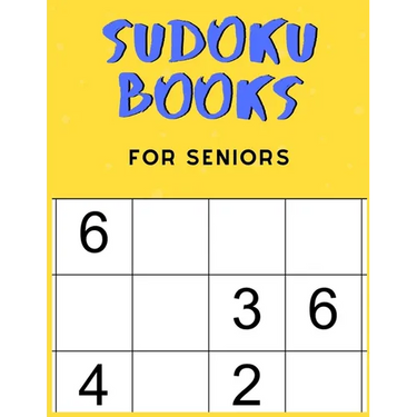 Sudoku Books For Seniors: For Seniors with Dementia - 50 Puzzles - Paperback - Made In USA - Size 8.5x11
