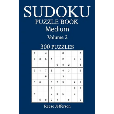 300 Medium Sudoku Puzzle Book: Volume 2