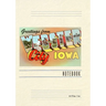 Vintage Lined Notebook Greetings from Webster City