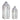 Traditional Farmhouse Lantern with Metal Lid (Set of 2)