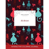 Adult Coloring Journal: Al-Anon (Animal Illustrations, Cats)