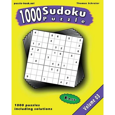 Sudoku: 1000 Easy 9x9 Sudoku, Vol. 3