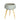 Cement Bowl Planter with Wood Legs 17.5"H