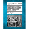 Commentaries on the Laws of Ontario: Being Blackstone's Commentaries on the Laws of England, Adapted to the Province of Ontario.