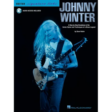 Johnny Winter - Guitar Signature Licks Book/Online Audio