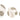 LED Frosted Gold Pinecone Orb (Set of 3)