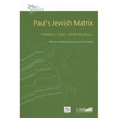 Paul's Jewish Matrix