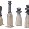 Contemporary Assorted Candle Holder Sticks (Set of 4)