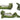 Lounging Garden Frog Figurine (Set of 3)