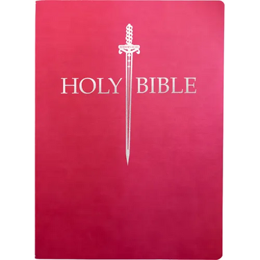 KJV Sword Bible, Large Print, Berry Ultrasoft: (Red Letter, Pink, 1611 Version)