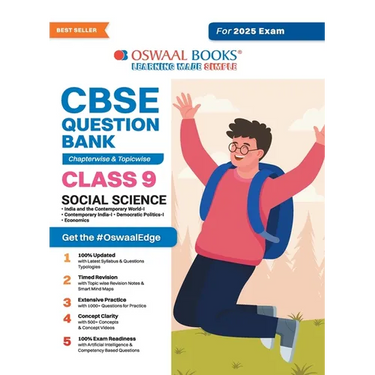 Oswaal CBSE Question Bank Class 9 Social Science, Chapterwise and Topicwise Solved Papers For 2025 Exams