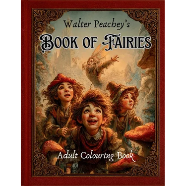 Walter Peachey's Book of Fairies - Adult Colouring Book
