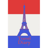 Travel Diary: Notebook to record the travel experiences in France I 124 pages checkered with table of contents