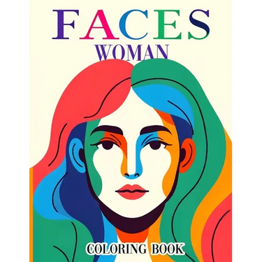 Faces Women Coloring book: Embark on a journey of artistic exploration with our portrait perfection illustrations. From intricate details to life