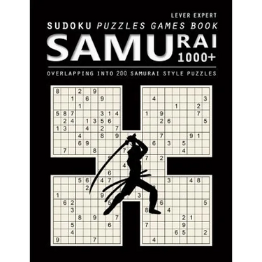 Samurai Sudoku: 1000 Puzzle Book, Overlapping into 200 Samurai Style Puzzles, Travel Game, Lever Expert Sudoku, Volume 17