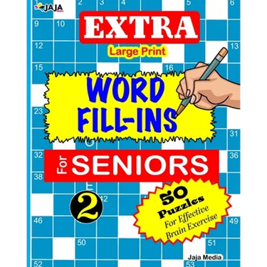 EXTRA Large Print WORD FILL-INS FOR SENIORS: Vol. 2