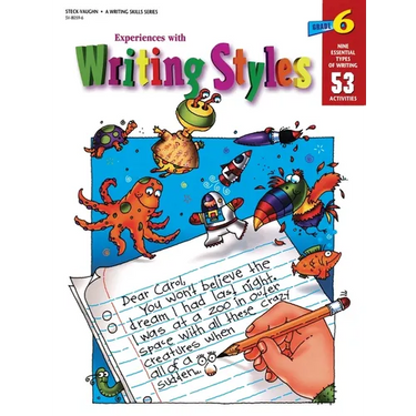 Experiences with Writing Styles Reproducible Grade 6