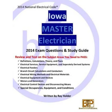 Iowa 2014 Master Electrician Study Guide