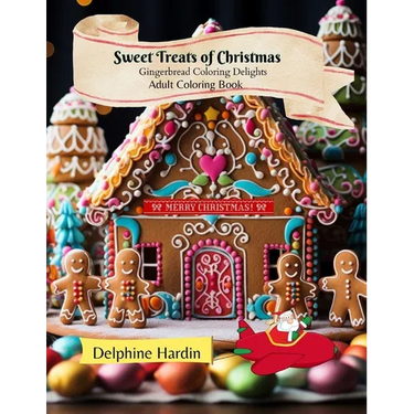 Sweet Treats of Christmas: Gingerbread Coloring Delights Adult Coloring Book