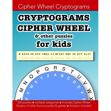 Cryptograms Cipher Wheel & other puzzles for kids: Education resources by Bounce Learning Kids