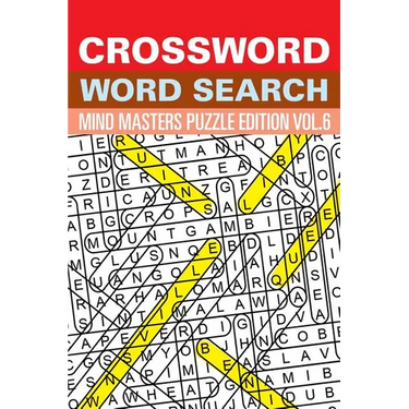 Crossword Word Search: Mind Masters Puzzle Edition Vol. 6