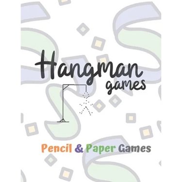 Hangman Games: Puzzels --Paper & Pencil Games: 2 Player Activity Book Hangman -- Fun Activities for Family Time