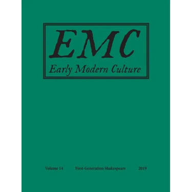 Early Modern Culture:: Vol. 14