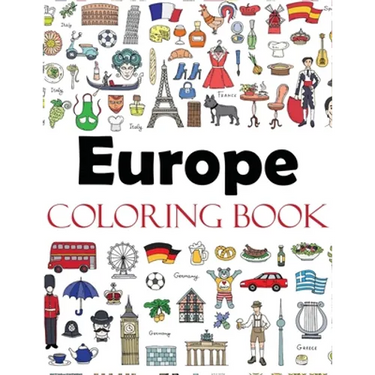 Europe Coloring Book