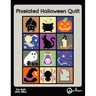 Pixelated Halloween Quilt: A 12 Block Halloween Themed Quilt Pattern