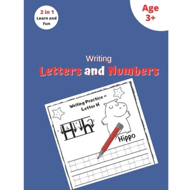 Writing Letters and Numbers: A fun Learning book of letters and numbers for preschooler and schooler (100 Pages, 8.5 x 11)
