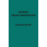 Reader in Library Administration