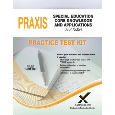 Praxis Special Education Core Knowledge and Applications 0354/5354 Practice Test Kit
