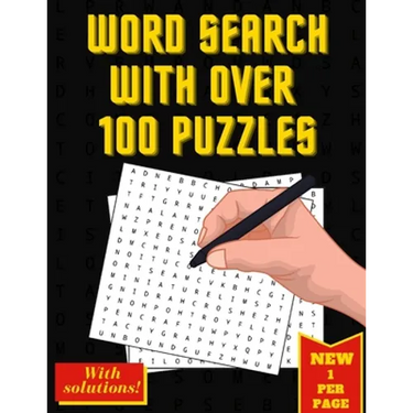 Word Search with Over 100 Puzzles: Word Search Books for Adults Large Print, Stress Reflief and Meditation