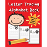 Letter Tracing Alphabet Book: ABC Learning Book for Kids - Toddlers, Preschool, K-2 - Red